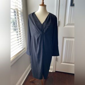 Black and White Seraphine Polka Dot Maternity Dress sz 10 US